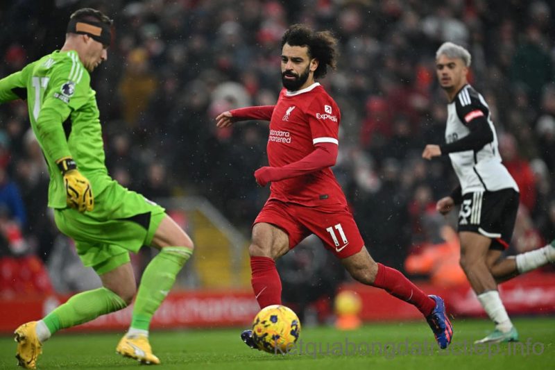 Salah lập cú đúp bàn thắng cho Liverpool